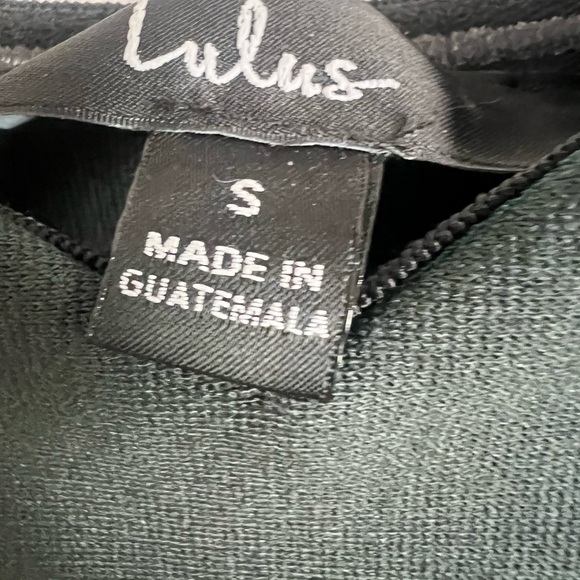 Lulu's Black Midi Dress - Picture 4 of 6